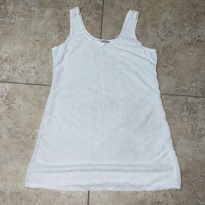 White Swimsuit Coverup Dress